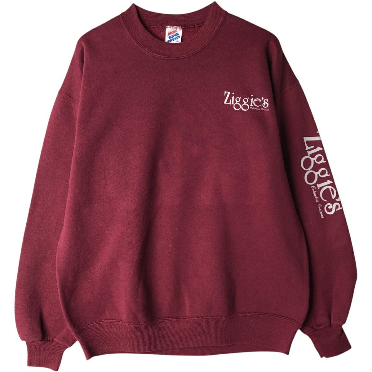 古着 80～90年代 ジャージーズ Jerzees チェック柄 カレッジスウェット