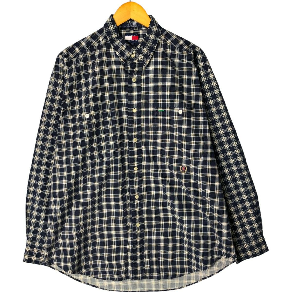 古着 90年代～ トミーヒルフィガー TOMMY HILFIGER 長袖 ボタンダウン