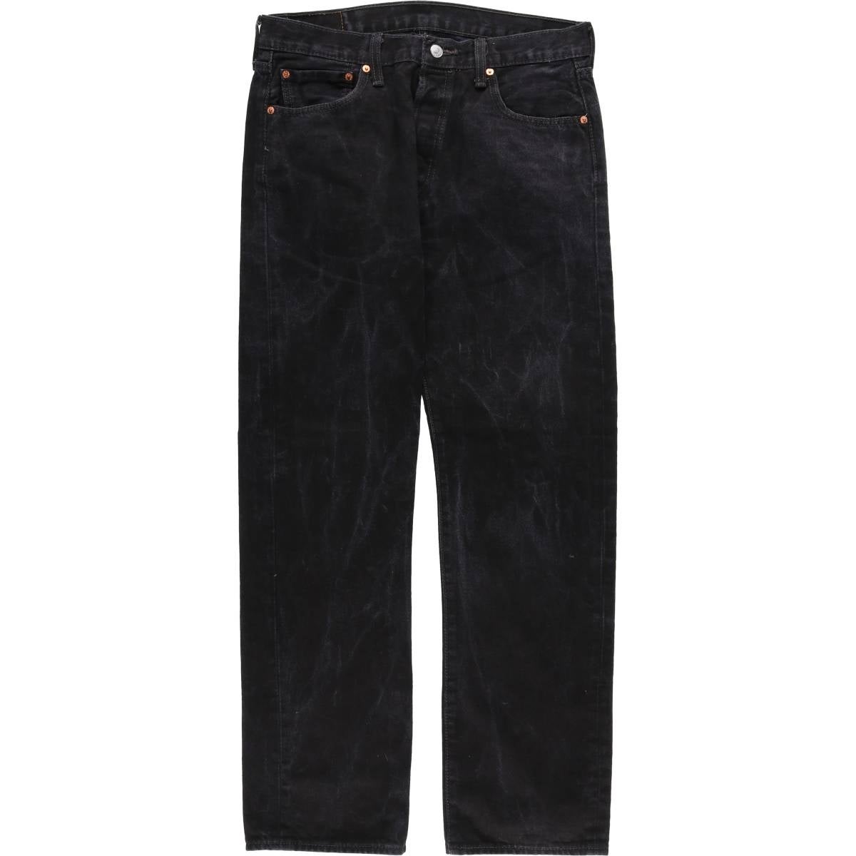 古*t様 リーバイス levis 501 ストレートデニム ブラック W34L3 古着 リーバイス Levis 501 ブラックデニム ストレートデニムパンツ