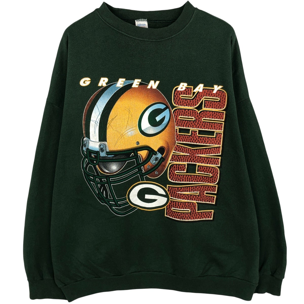 古着 90年代 LOGO ATHLETIC NFL GREEN BAY PACKERS グリーンベイ