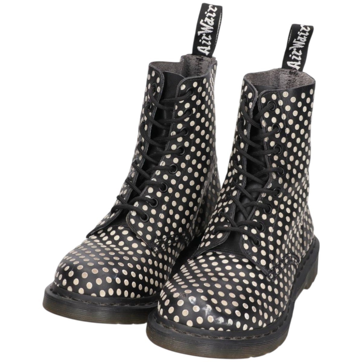 古着 ドクターマーチン Dr.Martens 蛇柄 パイソン柄 8ホールブーツ