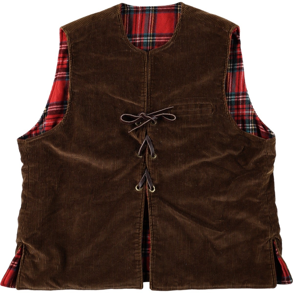古着 70年代 ウールリッチ WOOLRICH チェック柄 レースアップ