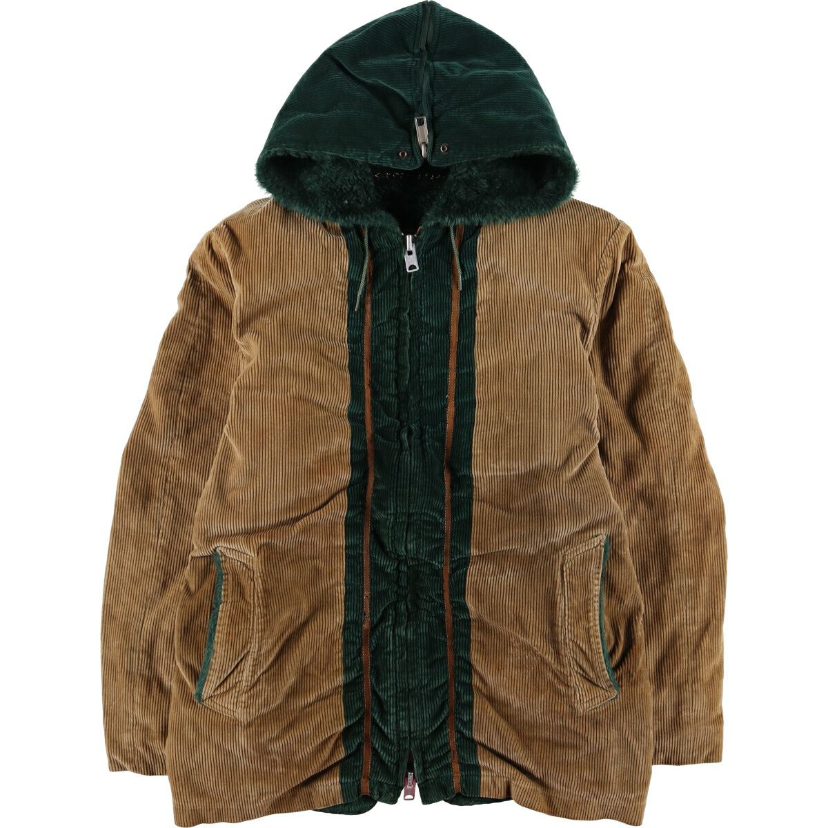 古着 60～70年代 マイティマック MIGHTY MAC フード付き コーデュロイ