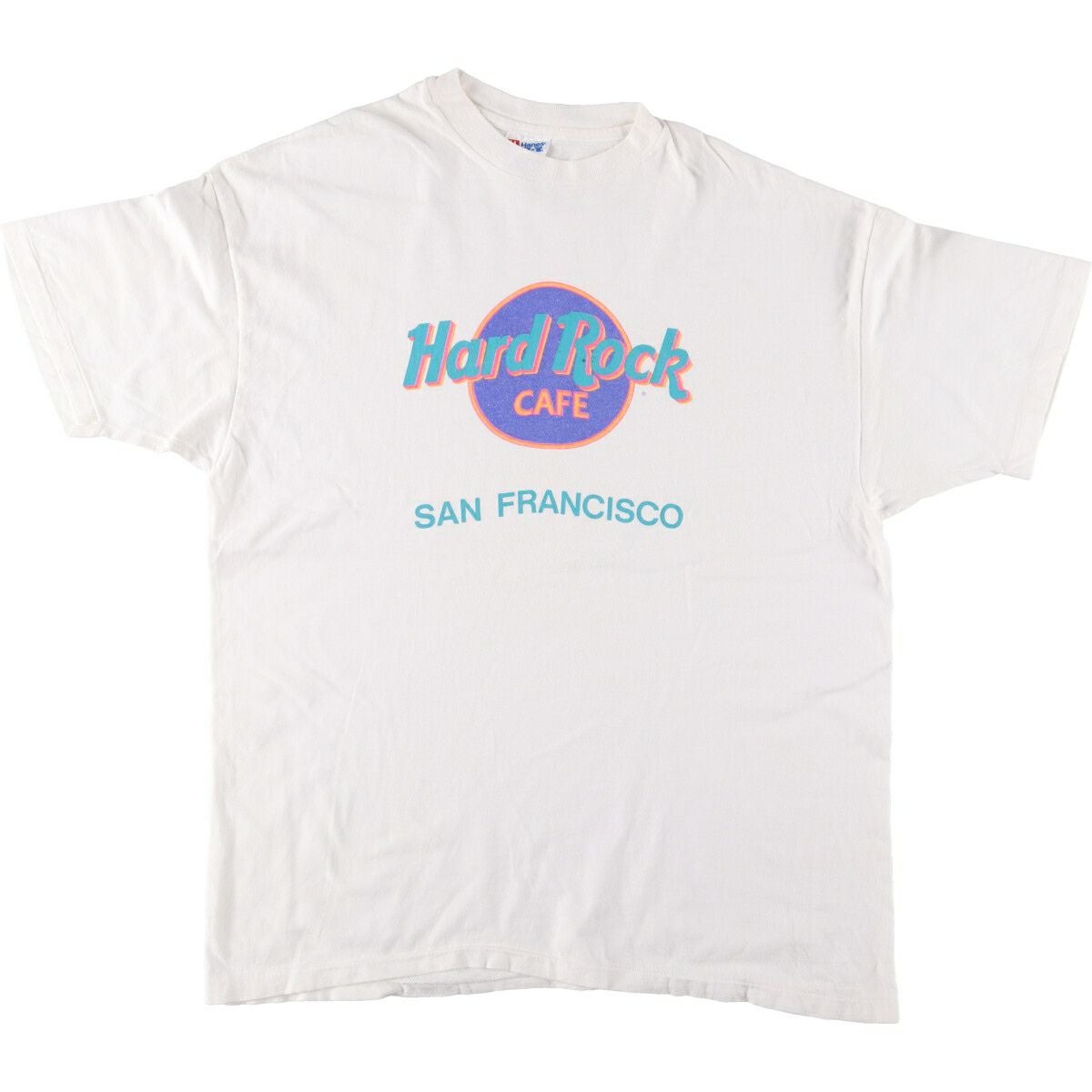 古着 90年代 ヘインズ Hanes HARD ROCK CAFE SAN FRANCISCO ハード