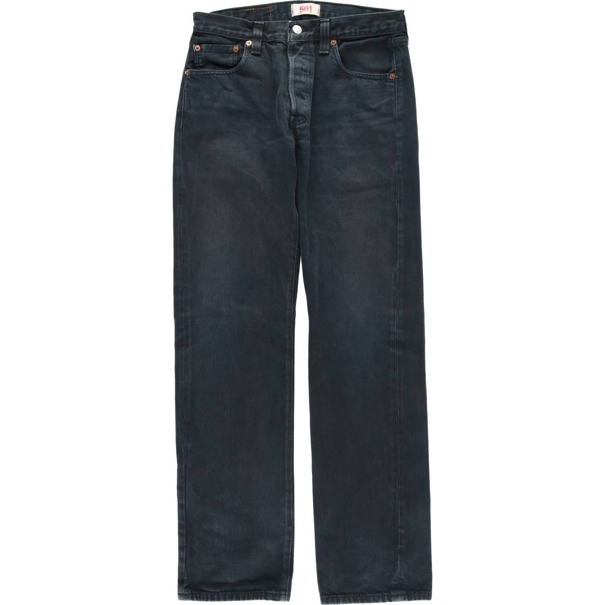 古着 リーバイス Levi's 501 ユーロモデル ブラックデニム ストレートデニムパンツ メンズw30相当 /eaa588953 古着 リーバイス Levis 501 ユーロモデル ブラックデニム ストレート
