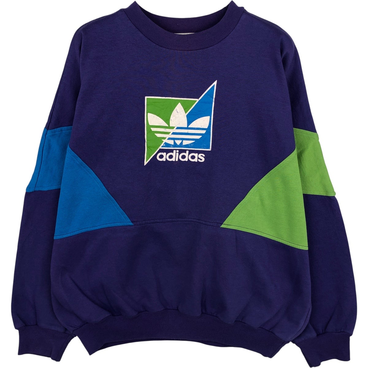 古着 80～90年代 アディダス adidas ワンポイントロゴスウェットシャツ