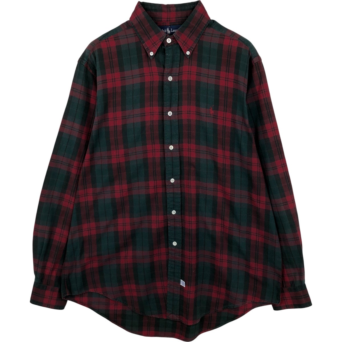 古着 ラルフローレン Ralph Lauren CREEK 長袖 ボタンダウンチェック