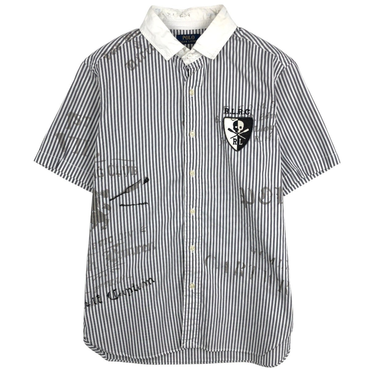 古着 ラルフローレン Ralph Lauren POLO RALPH LAUREN 半袖 ストライプ