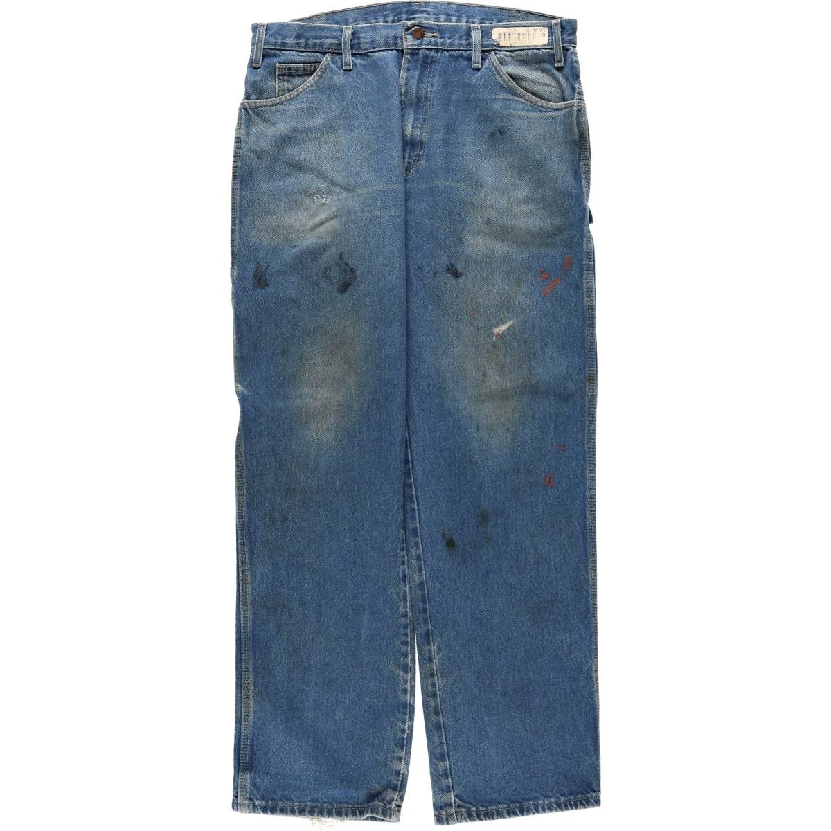 古着 ディッキーズ Dickies デニムペインターパンツ メンズw35相当