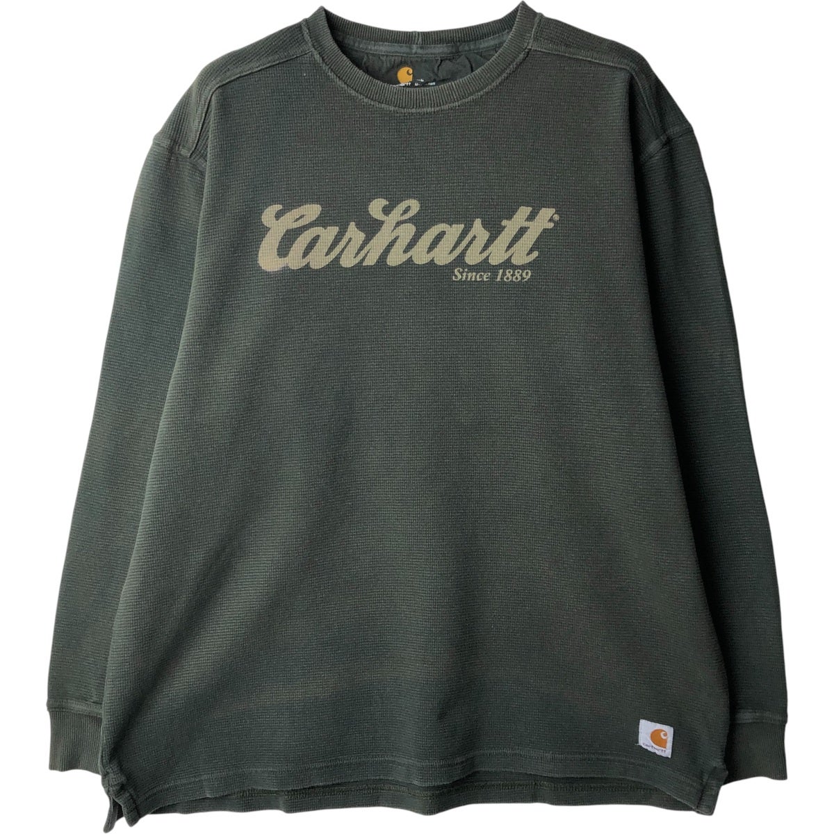 古着 カーハート Carhartt RELAXED FIT サーマルロンT ワッフル レディースXS相当/eaa629167 carhartt - 古着 カーハート Carhartt RELAXED FIT サーマルロンT