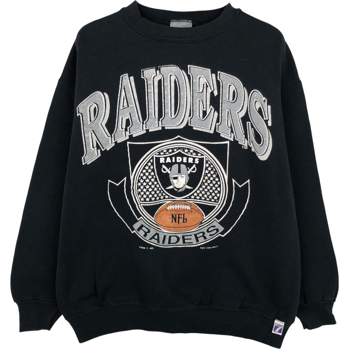 古着 90年代 ロゴセブン LOGO7 NFL LAS VEGAS RAIDERS ラスベガス