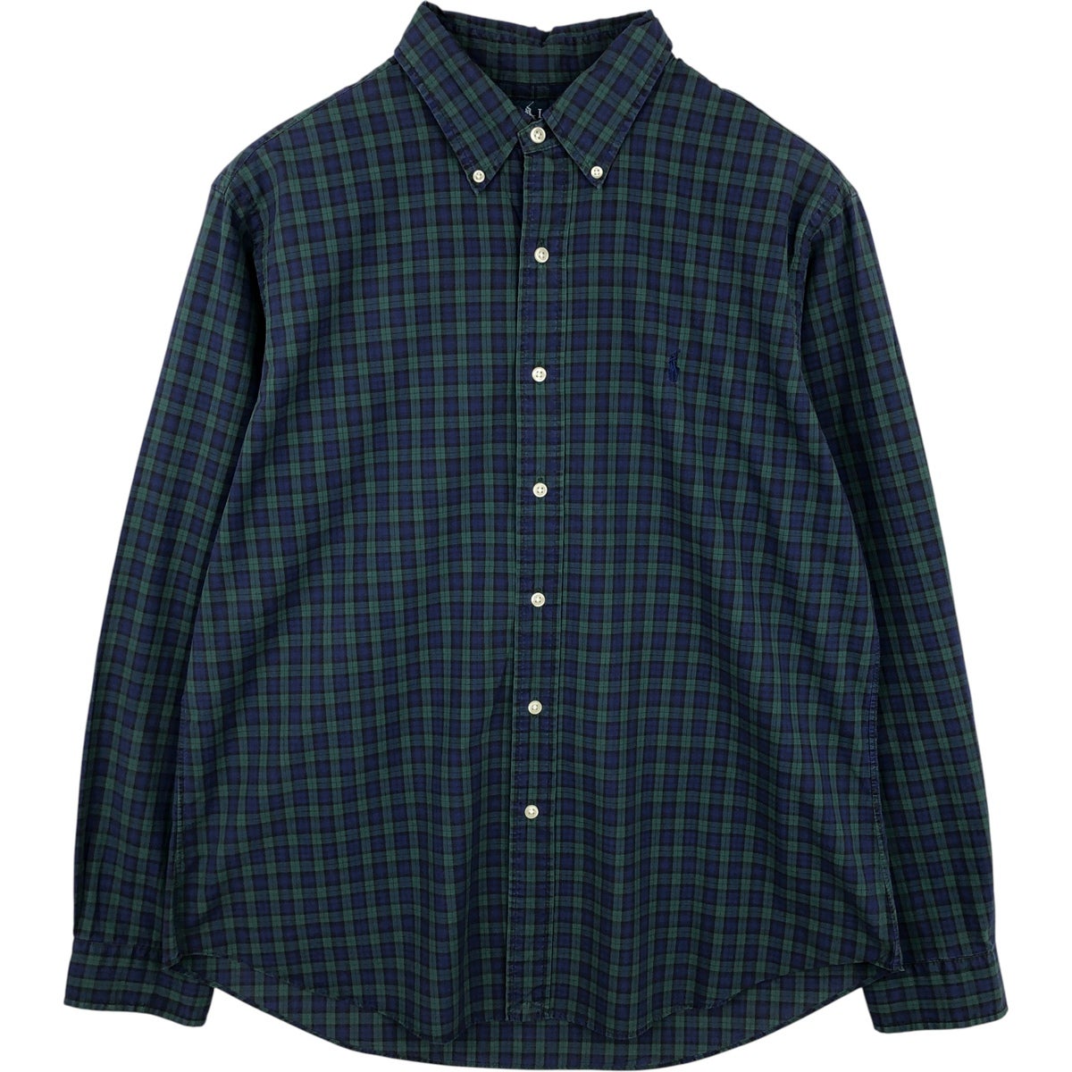 古着 ラルフローレン Ralph Lauren ブラックウォッチチェック 長袖