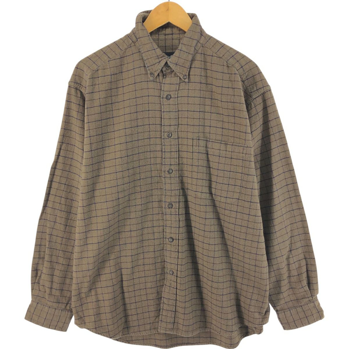 古着 エディーバウアー Eddie Bauer RELAXED FIT オンブレチェック