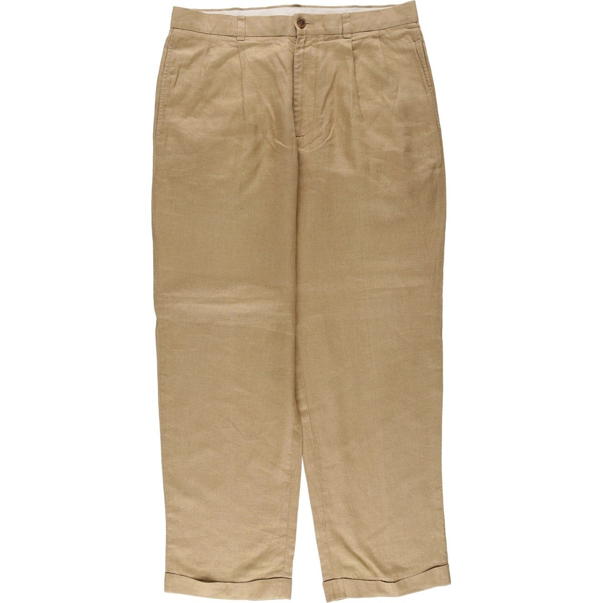 古着 ブルックスブラザーズ Brooks Brothers IRISH LINEN ツータック
