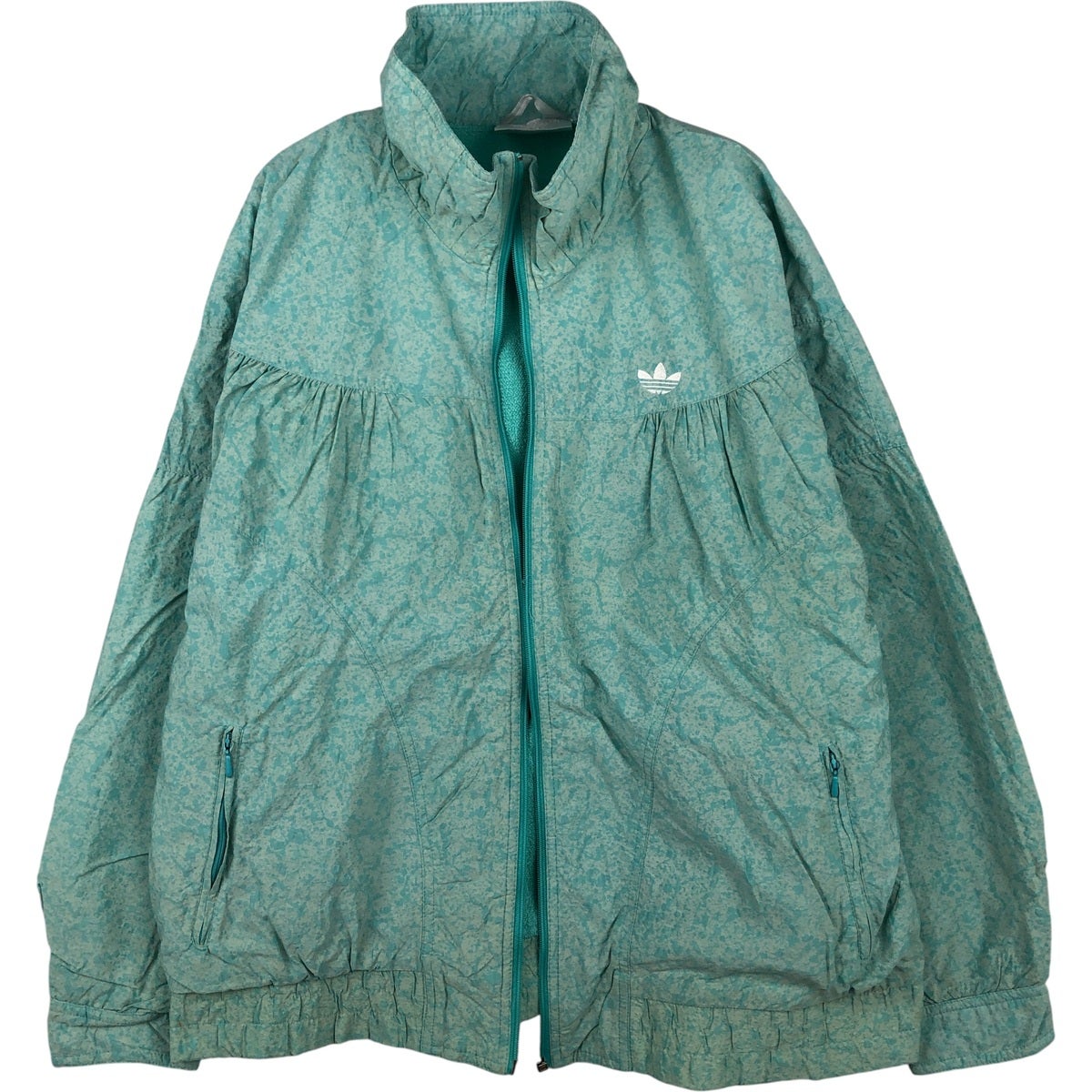古着 80年代 アディダス adidas トレフォイルロゴ 総柄 ナイロン