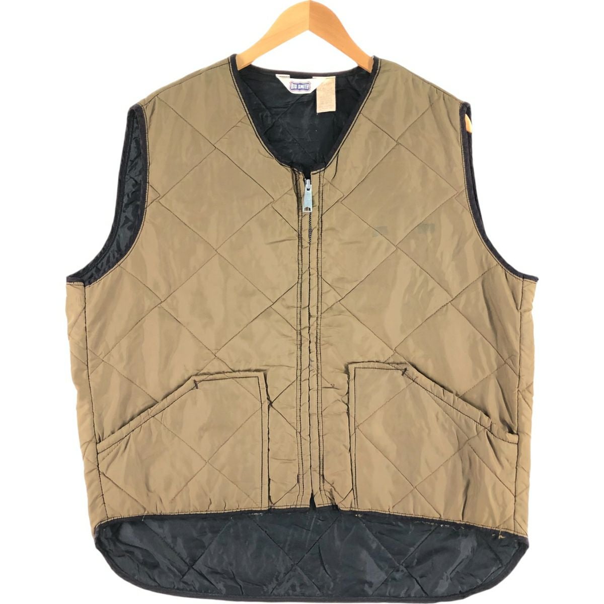 古着 70年代 ビッグスミス Big Smith キルティングベスト USA製 メンズ