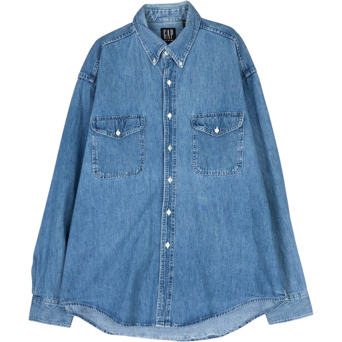 古着 ギャップ GAP BLUE JEANS トラッカージャケット スエードレザー