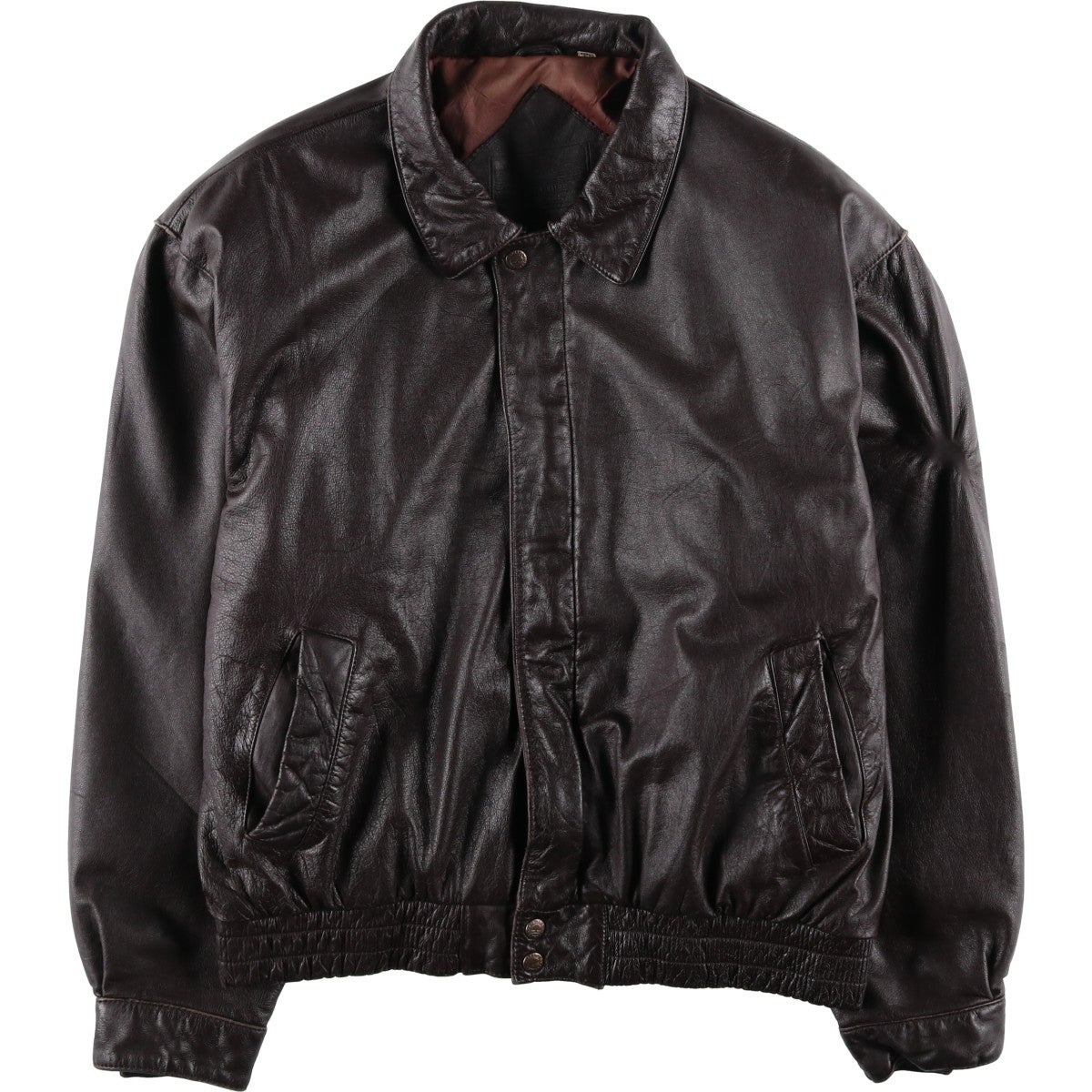 古着 ラウンドツリーアンドヨーク ROUNDTREE&YORKE 中綿入り レザー