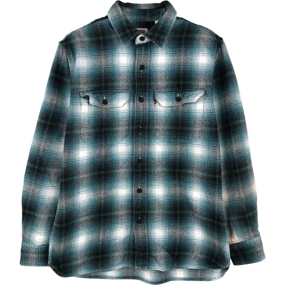 古着 リーバイス Levi's チェック柄 長袖 フランネルチェックシャツ レディースL相当/eaa477911 古着 リーバイス Levis チェック柄 長袖 フランネルチェックシャツ