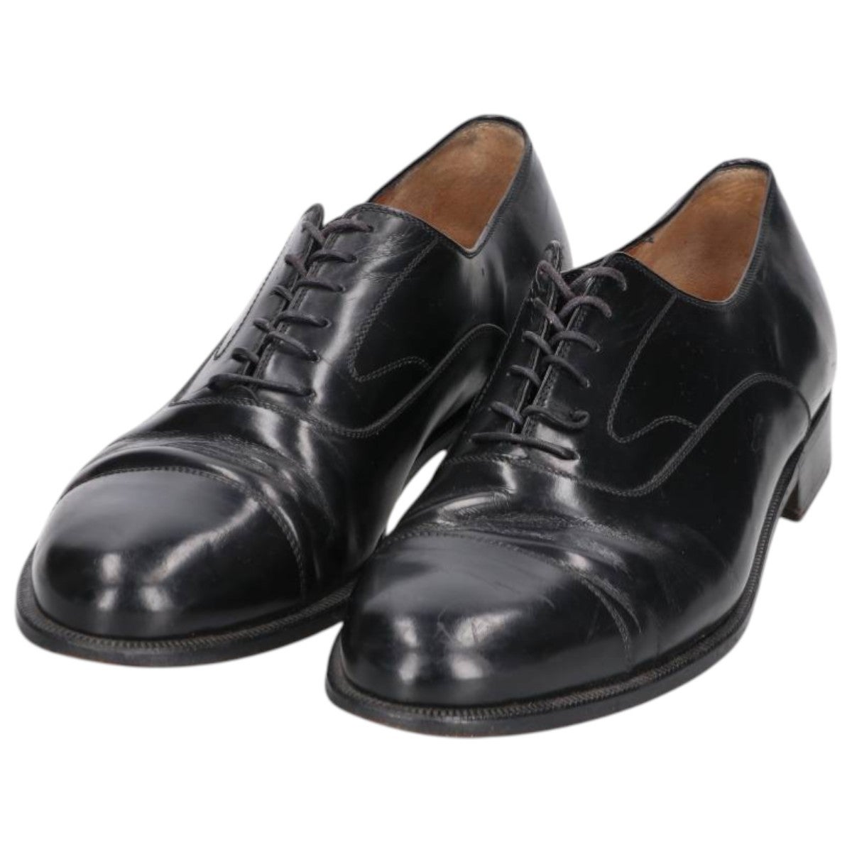 古着 フェラガモ Salvatore Ferragamo キルト ストレートチップ