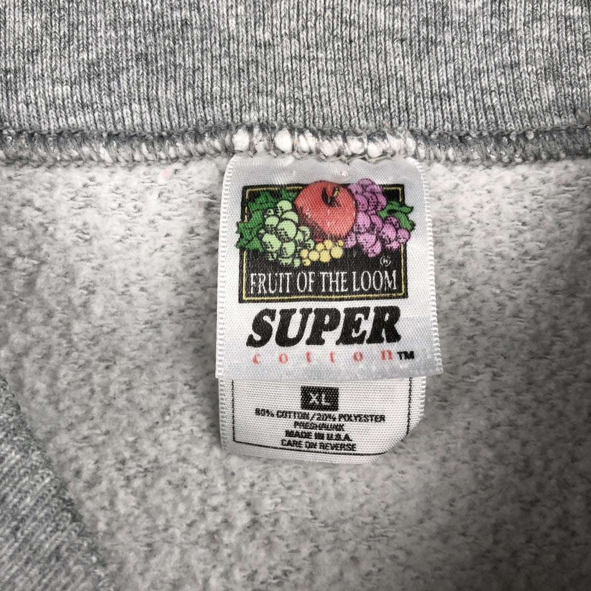 古着 90年代 フルーツオブザルーム FRUIT OF THE LOOM SUPER COTTON