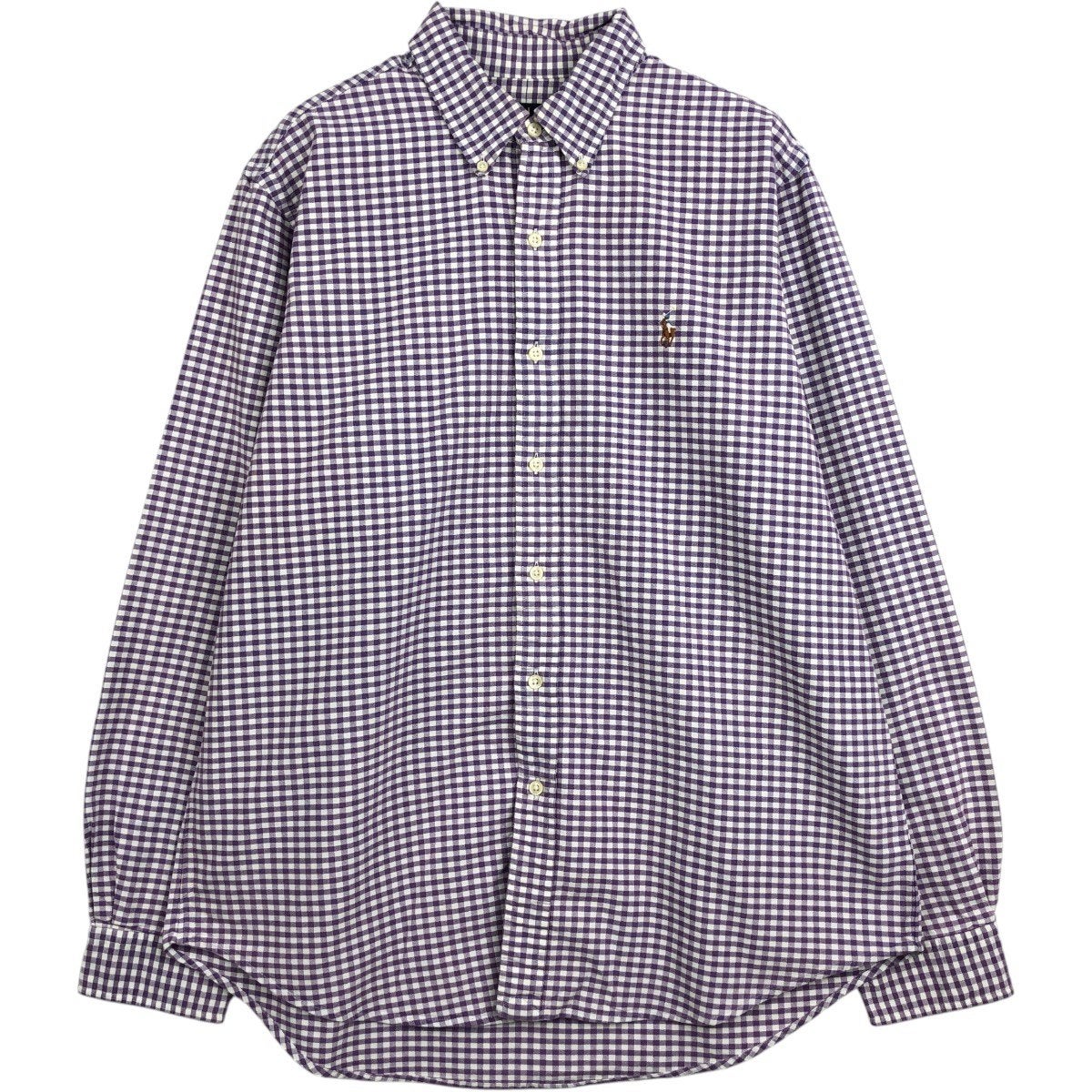 古着 ラルフローレン Ralph Lauren POLO RALPH LAUREN 千鳥格子柄 長袖