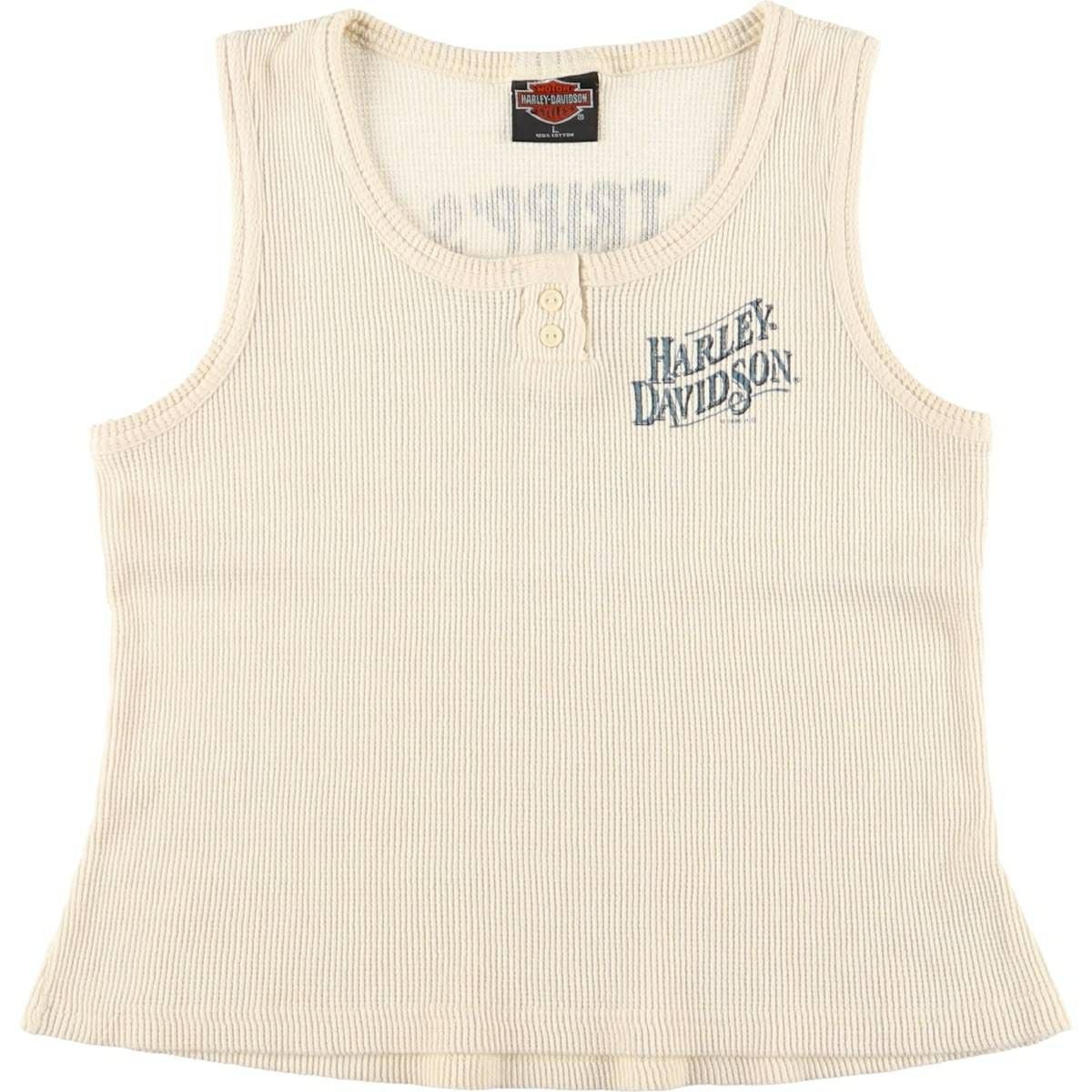 古着 90年代 ハーレーダビッドソン Harley-Davidson ヘンリーネック