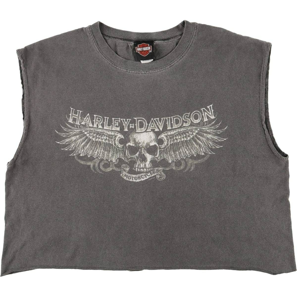 古着 00年代 ハーレーダビッドソン Harley-Davidson ドクロ柄 スカル柄