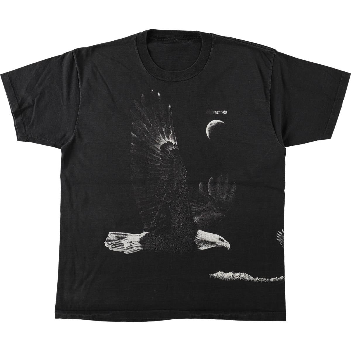 古着 90年代 Living EPISTLES 鷲柄 イーグル柄 アニマルTシャツ USA製