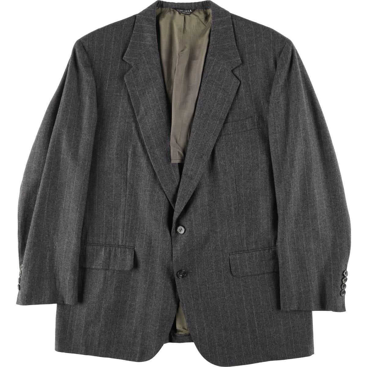 古着 Lyle Stevens ヘリンボーン ウールテーラードジャケット USA製