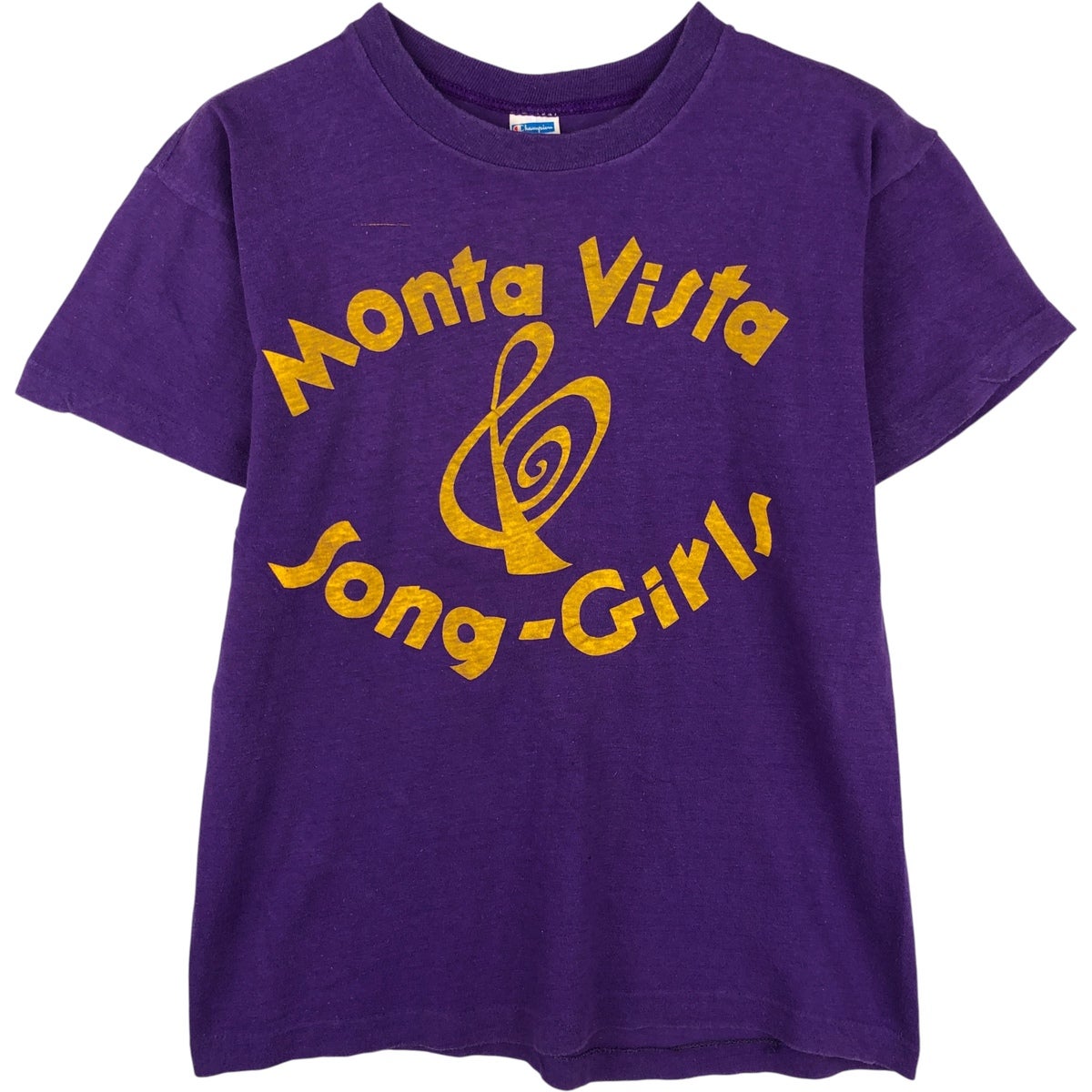 古着 70年代 チャンピオン Champion バータグ Vネック カレッジ