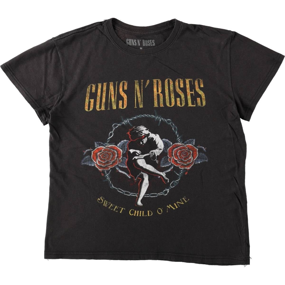 古着 Guns N Roses ガンズアンドローゼズ バンドTシャツ バンT メンズM