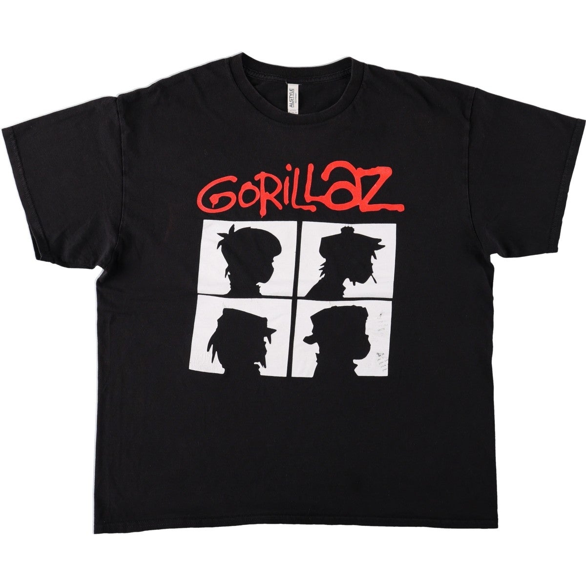 古着 ALSTYLE GORILLAZ ゴリラズ バンドTシャツ バンT メンズXL相当
