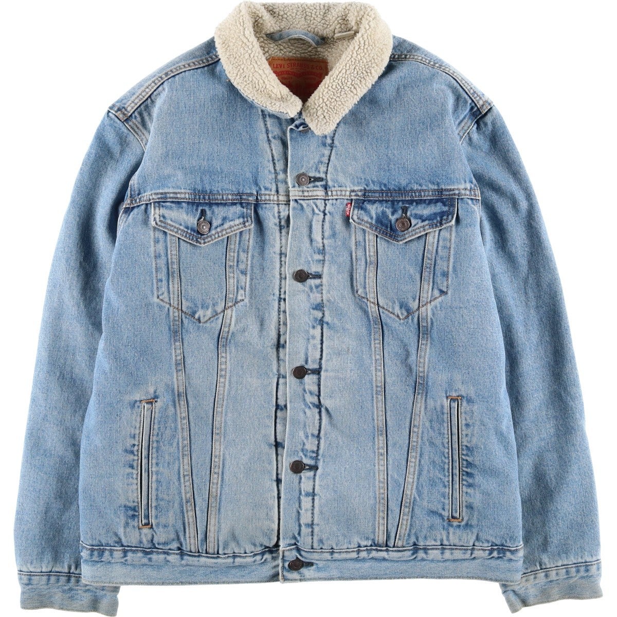 古着 リーバイス Levi's 中綿入り デニムボアジャケット メンズXL相当/eaa615989 古着 リーバイス Levis 中綿入り デニムボアジャケット メンズXL相当