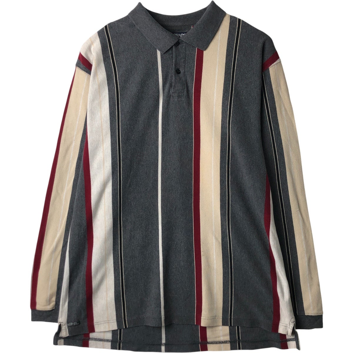 古着 ラルフローレン Ralph Lauren CHAPS チャップス 長袖 ポロシャツ