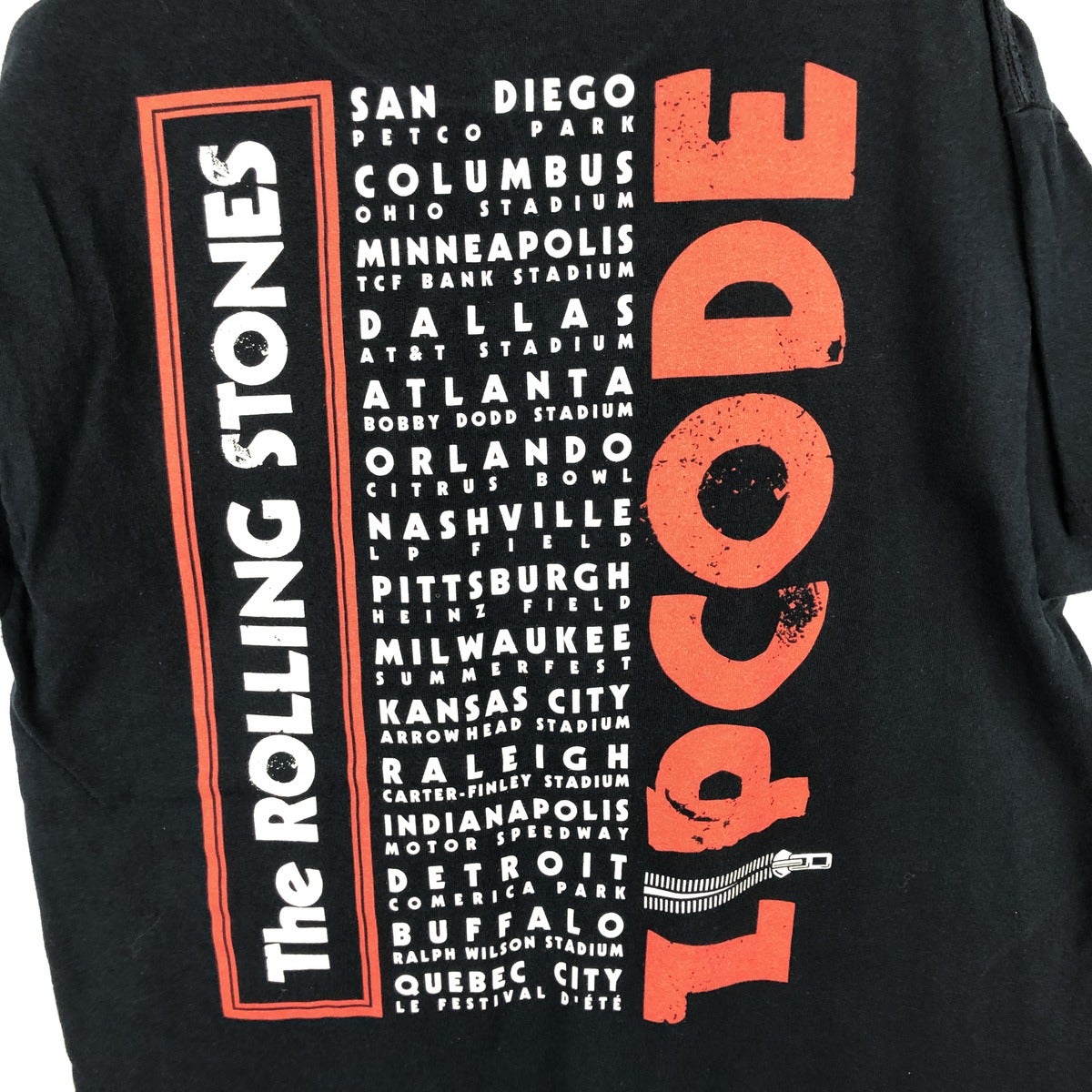古着 ZIP CODE THE ROLLING STONES ローリングストーンズ バンドT