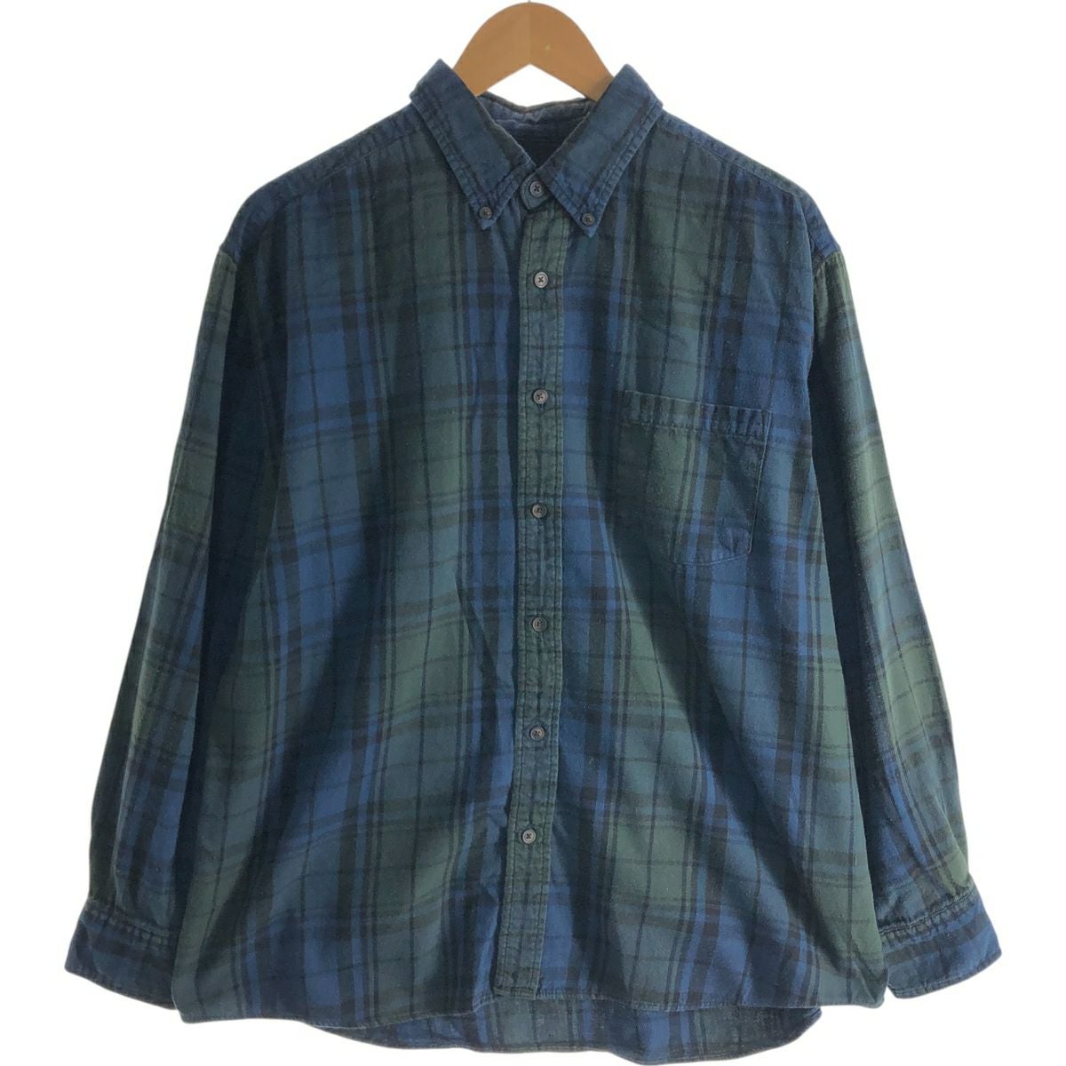 古着 セントジョンズベイ ST. JOHNS BAY オンブレチェック 長袖 古着 セントジョンズベイ ST. JOHNS BAY オンブレチェック 長袖