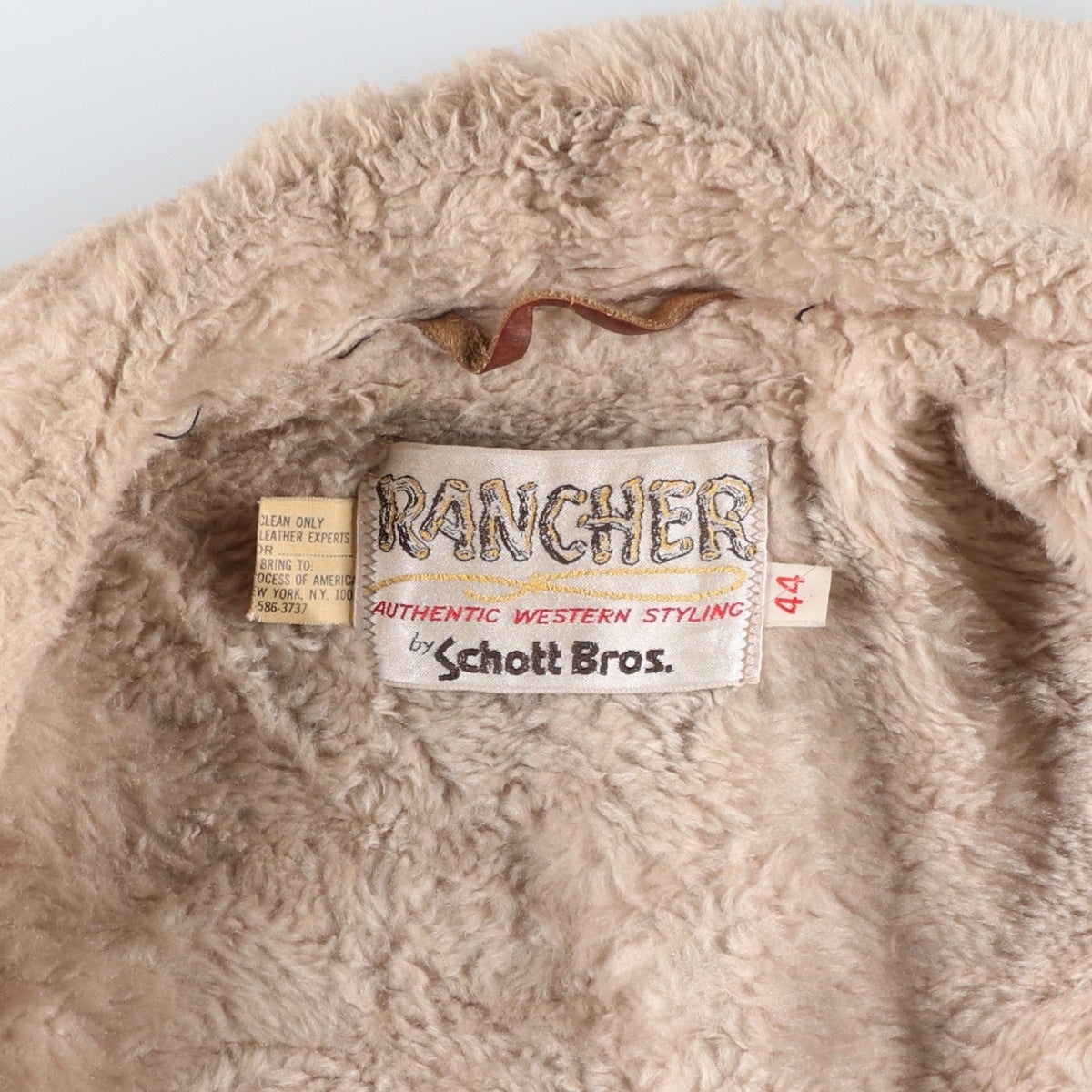古着 70年代 ショット SCHOTT RANCHER ランチコート スエードボア