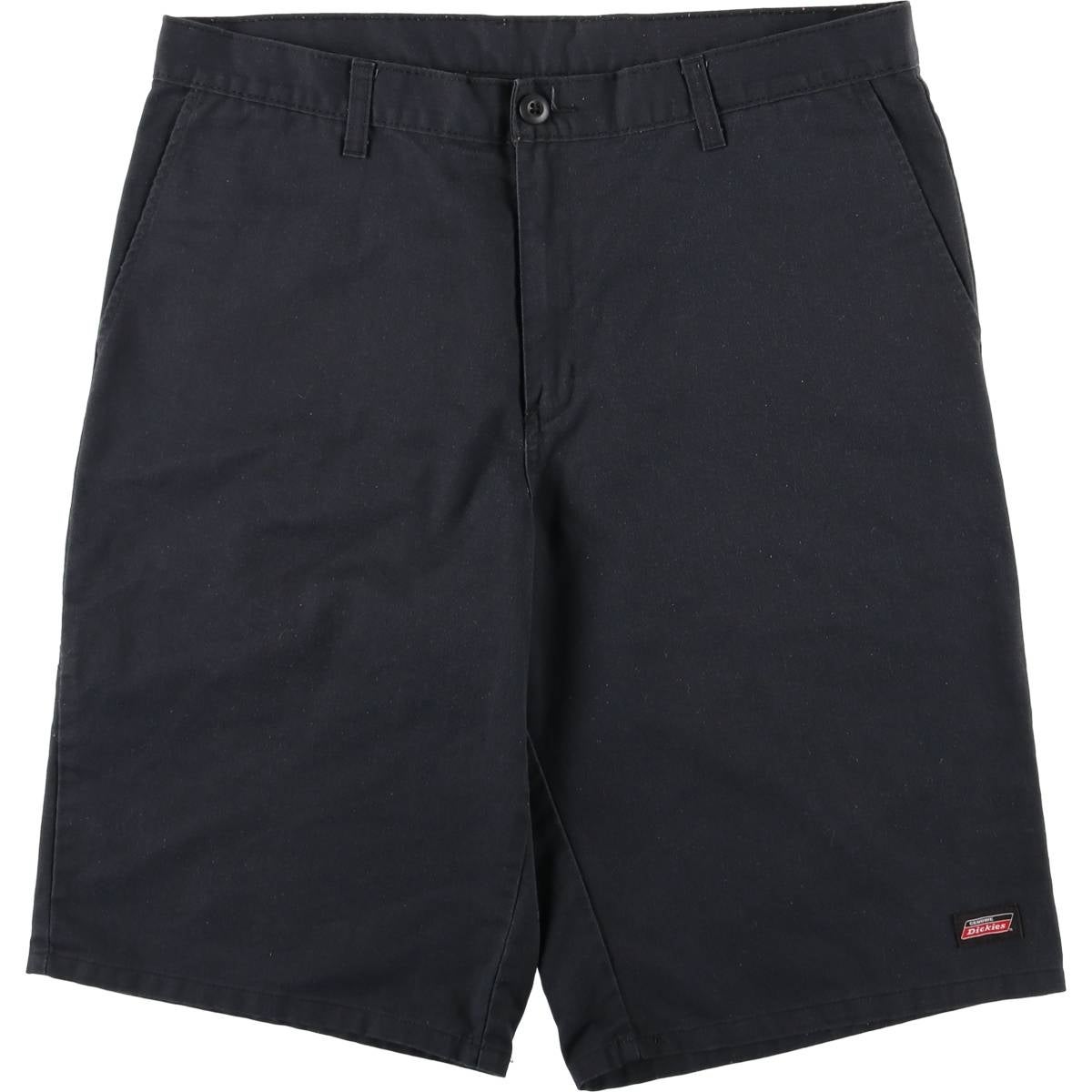 古着 ディッキーズ Dickies ブラックデニムペインターショーツ ハーフ