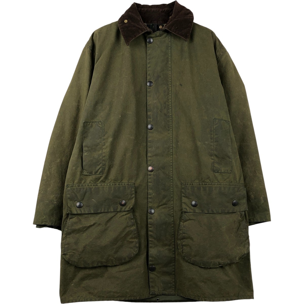 古着 80～90年代 バブアー Barbour BORDER ボーダー 旧3ワラント