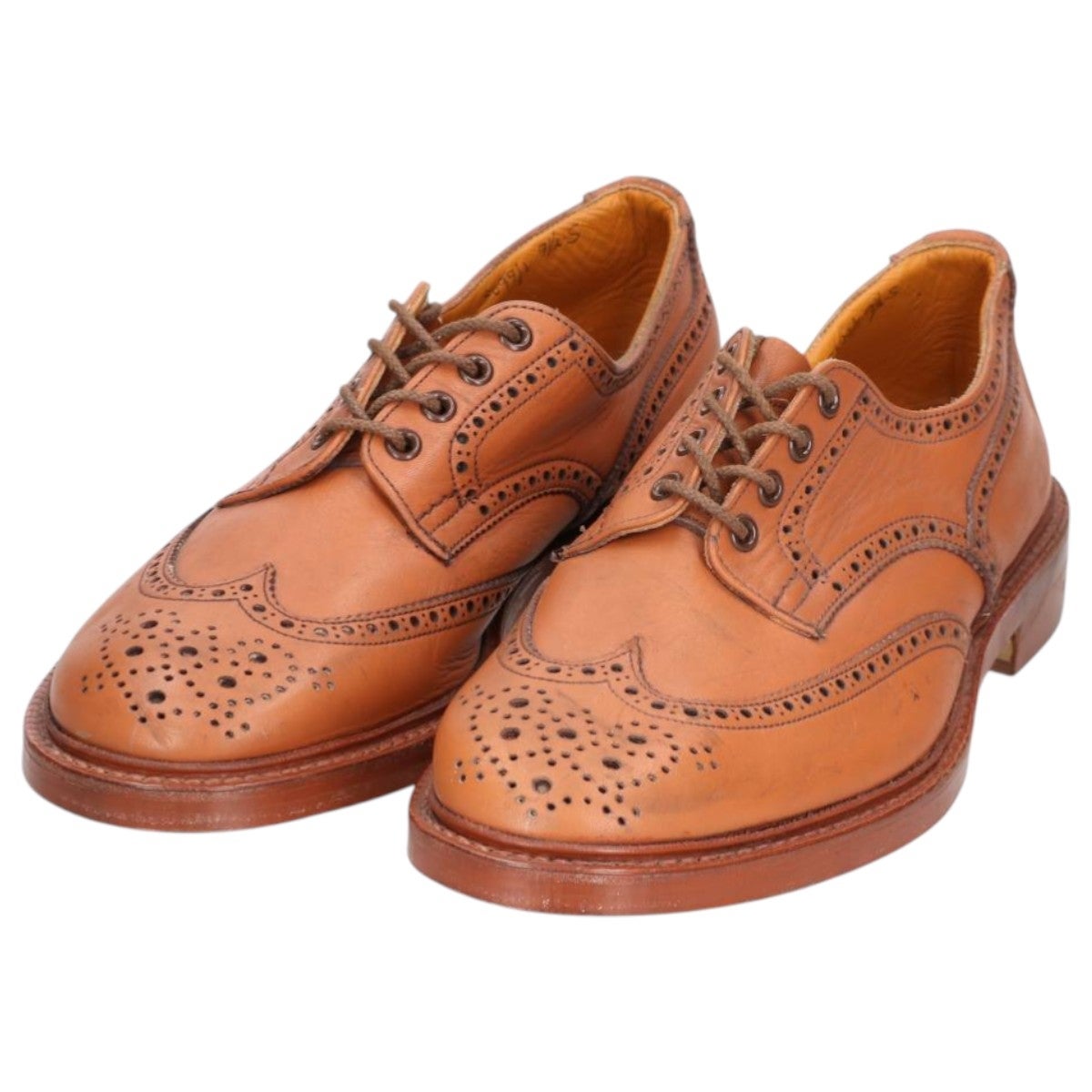 古着 トリッカーズ Trickers ウイングチップシューズ 英国製 9 メンズ