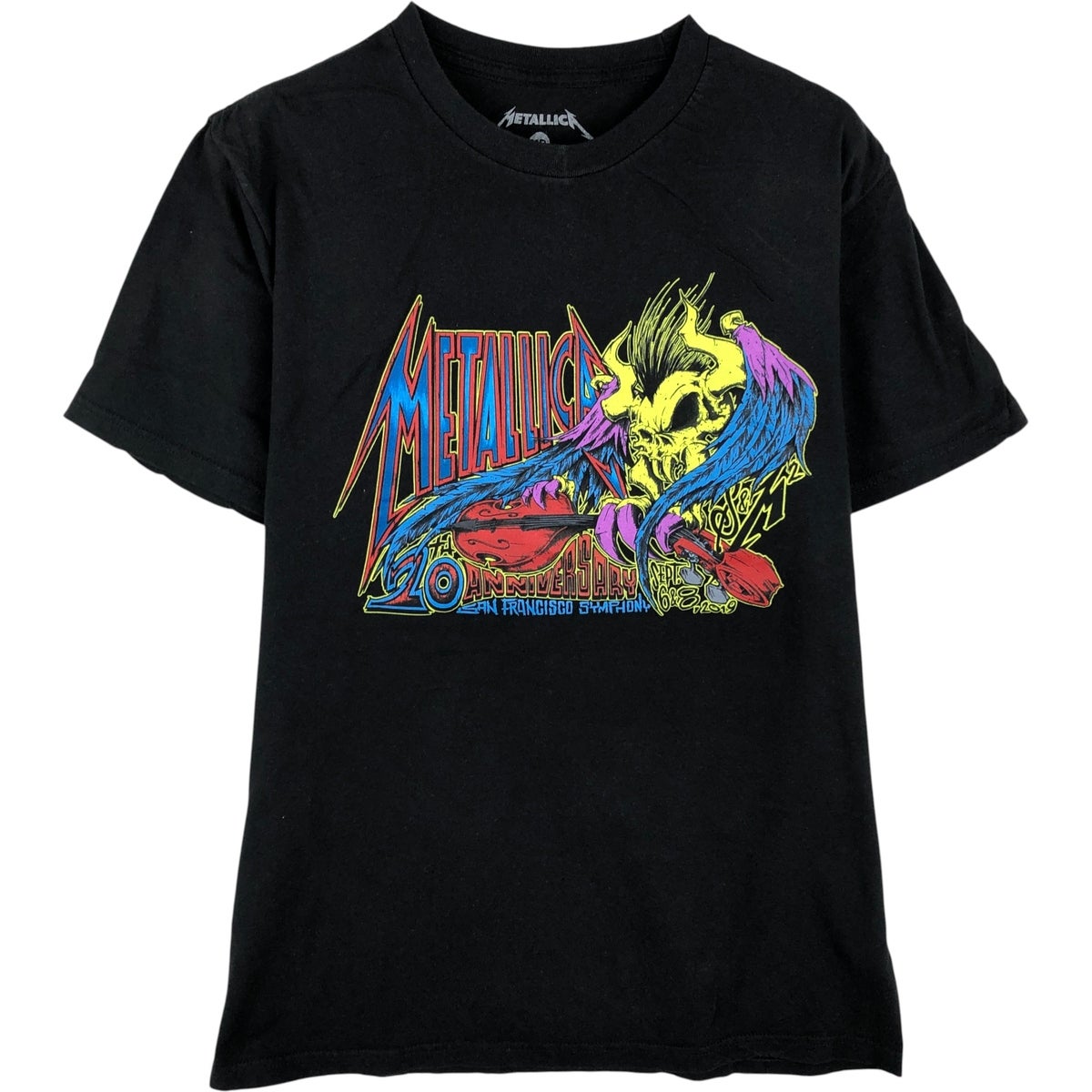 古着 Metallica メタリカ ドクロ柄 スカル柄 バンドTシャツ バンT