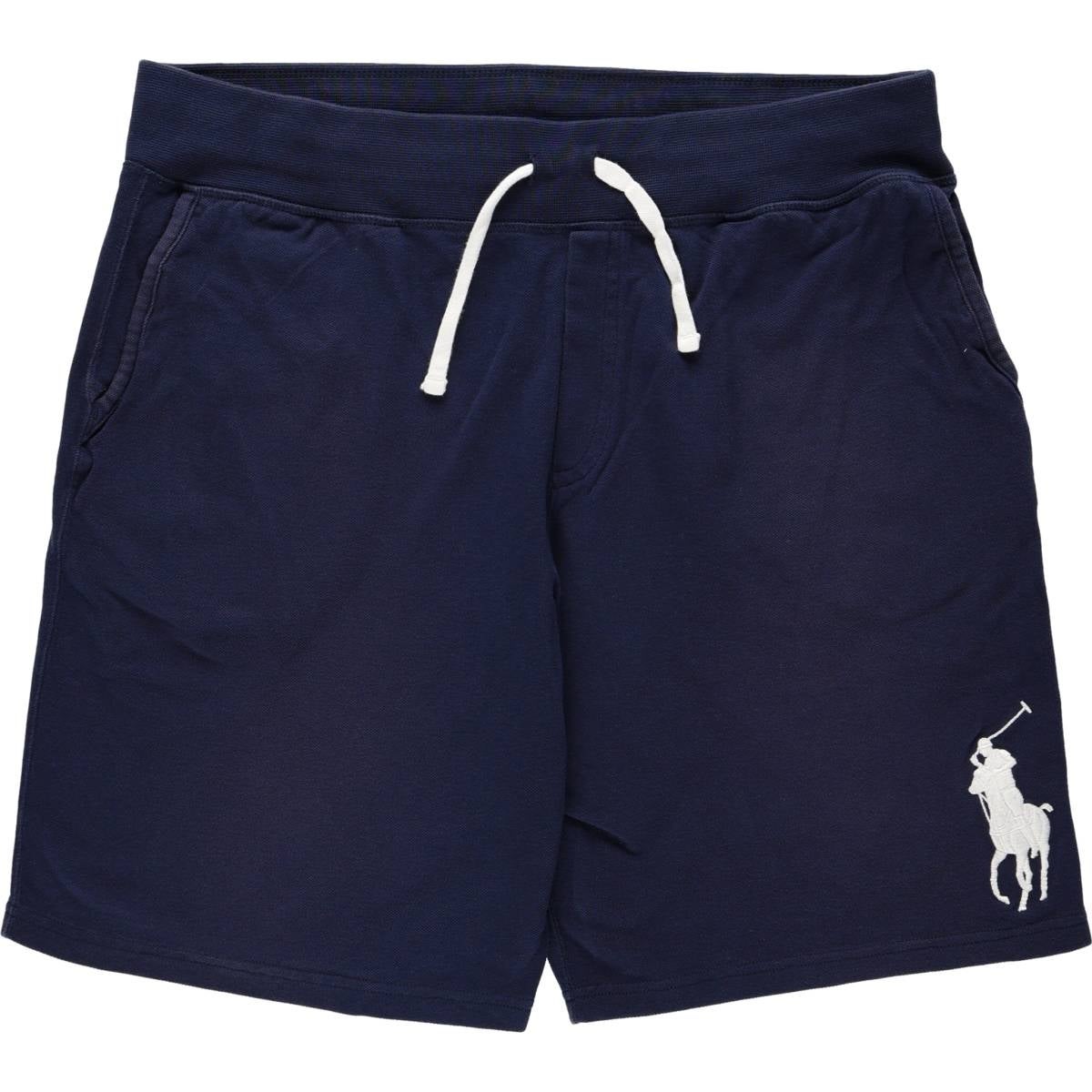 ポロ ラルフローレン スウェットショーツ ポロベア ネイビー ホワイト XL 古着 ラルフローレン Ralph Lauren POLO RALPH LAUREN ビッグポニー