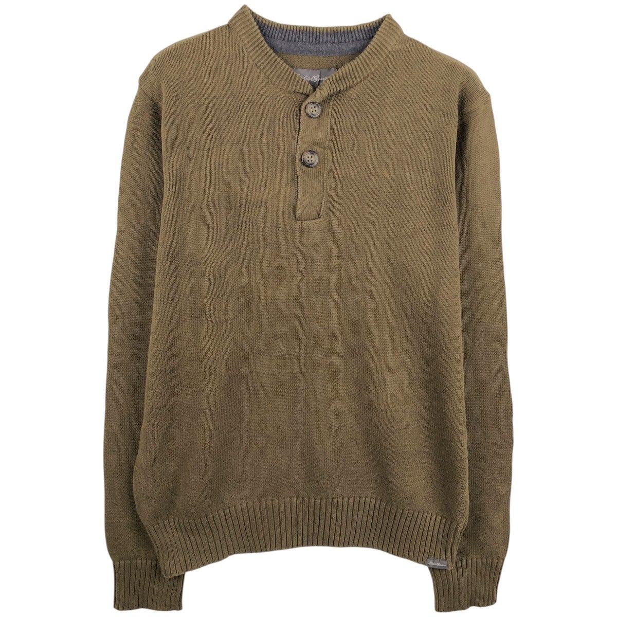 古着 エディーバウアー Eddie Bauer ヘンリーネック サーマルロングT