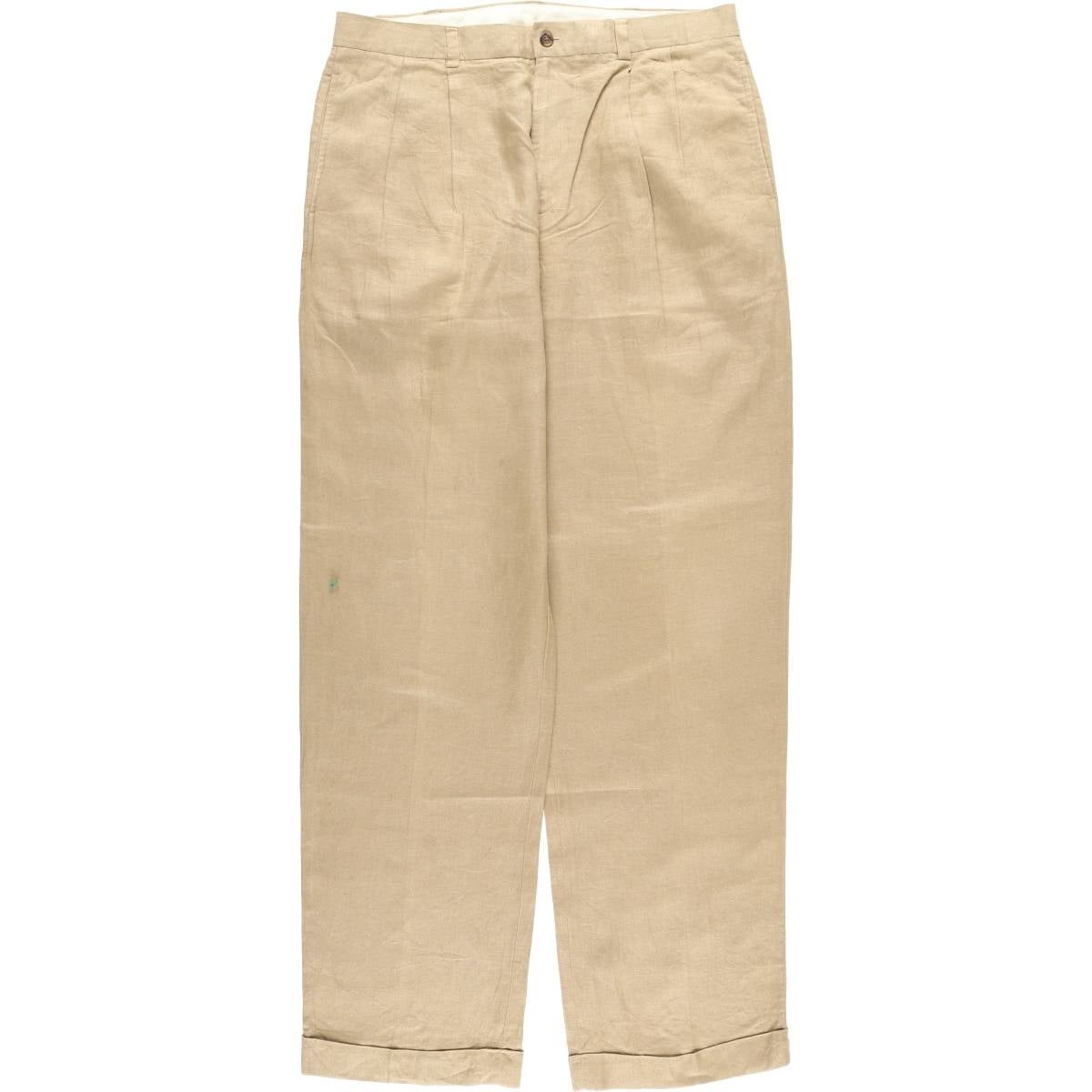 古着 ブルックスブラザーズ Brooks Brothers 346 ツータック リネン