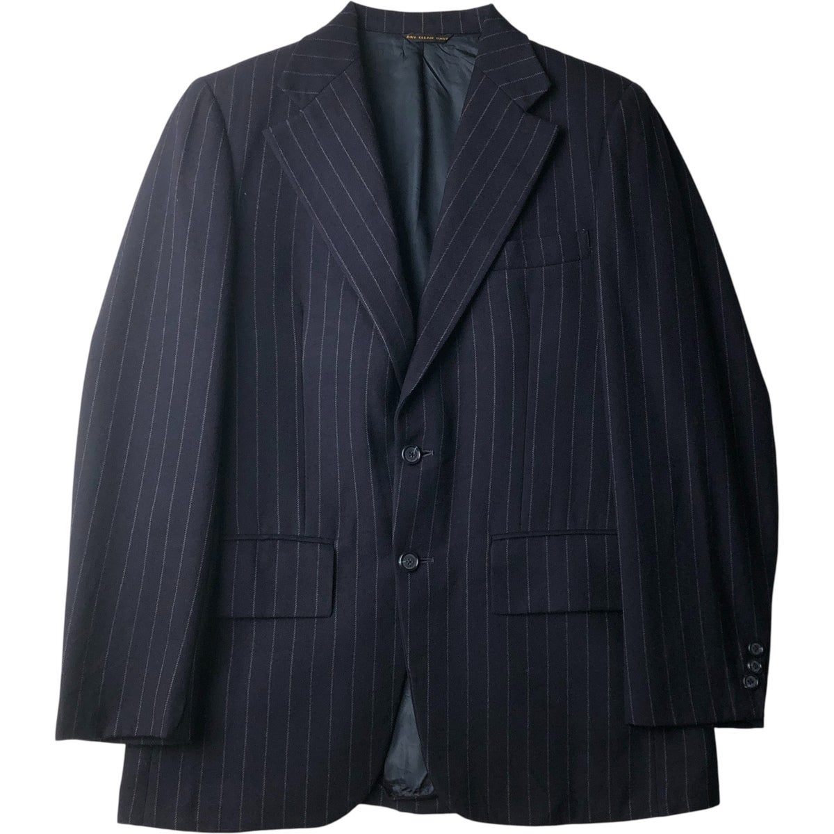 古着 campus concept z ストライプ柄 ピークドラペル テーラード