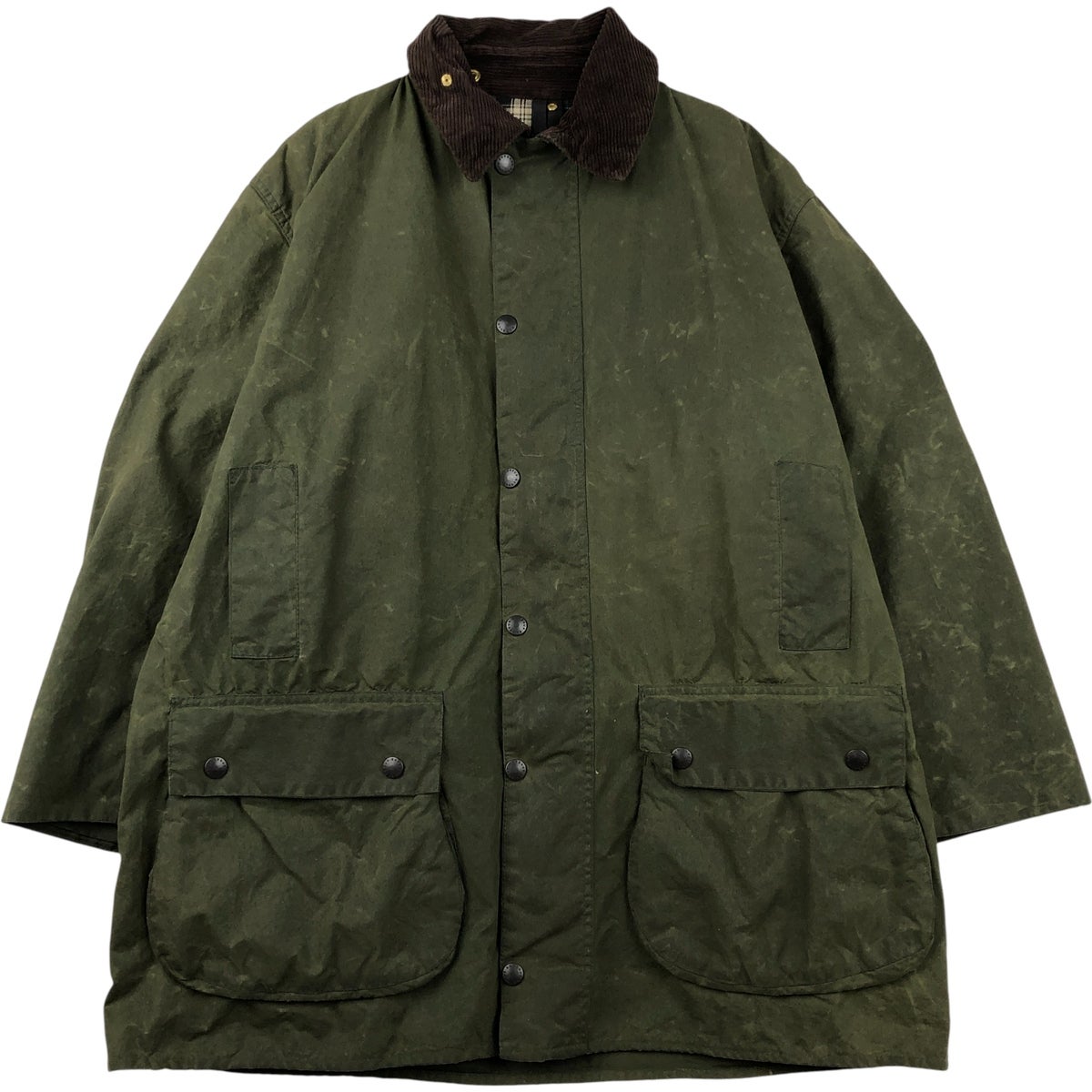 古着 90年代 バブアー Barbour BORDER ボーダー 旧3ワラント ワックス