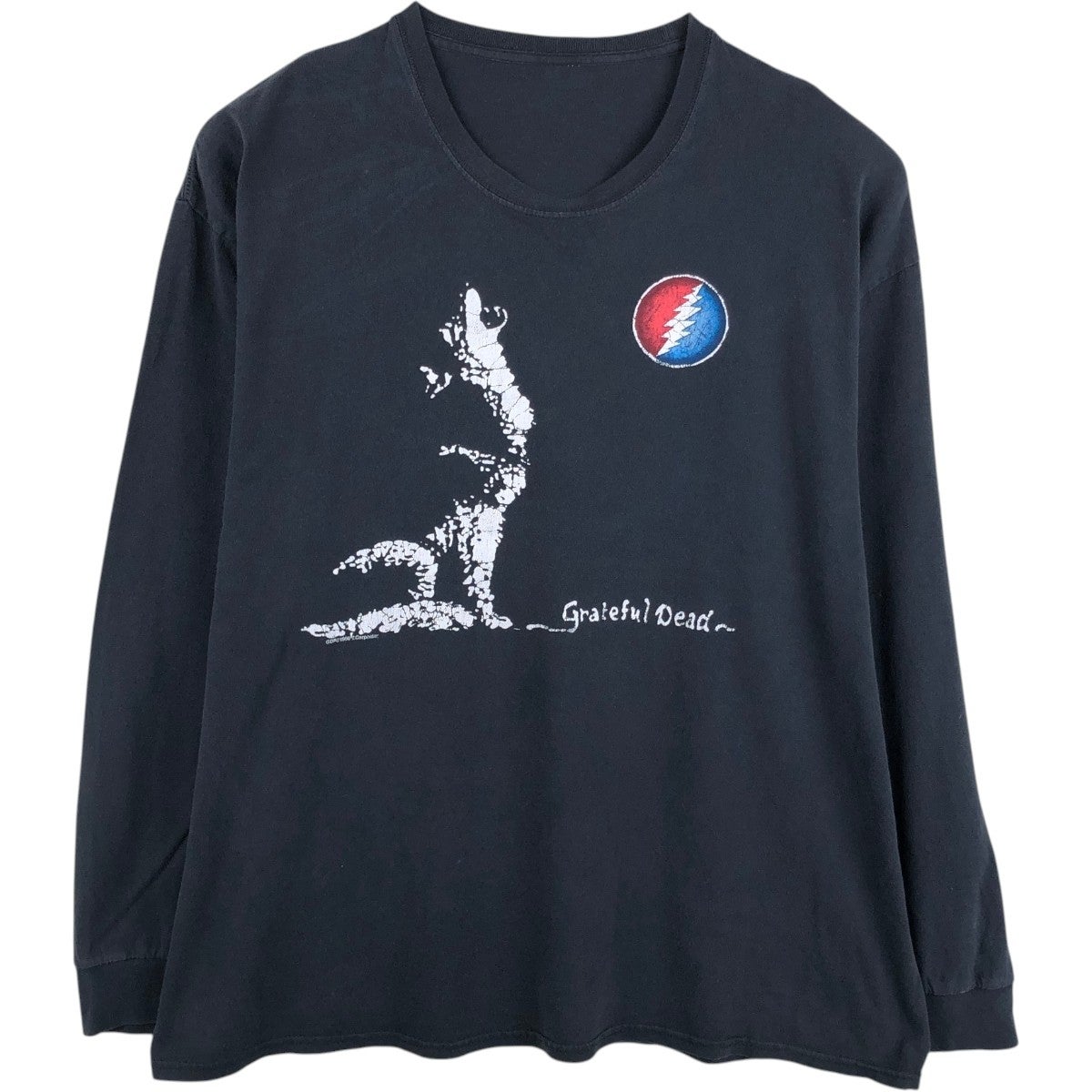 古着 GRATEFUL DEAD グレイトフルデッド オオカミ柄 ロンT バンドT