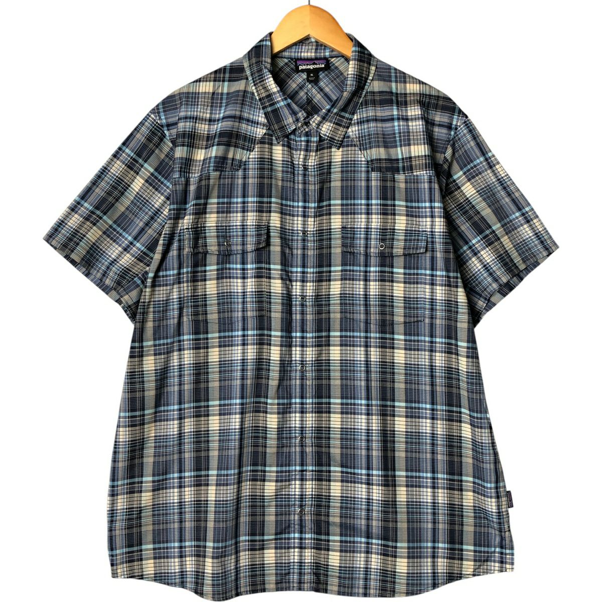 古着 90年代 パタゴニア Patagonia チェック柄 長袖 コットンシャツ