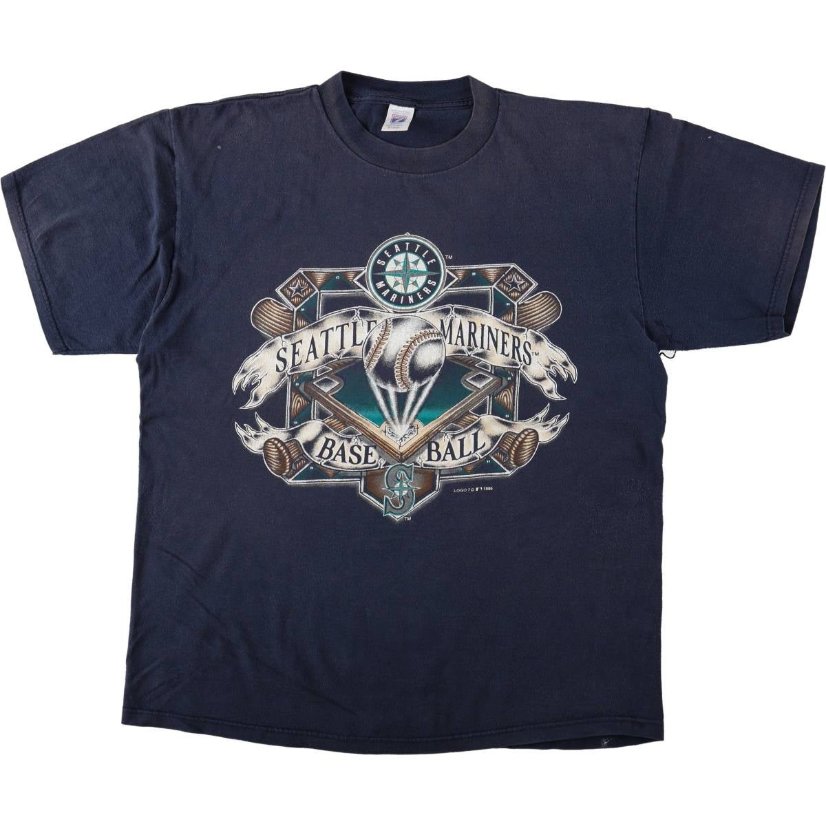 古着 90年代 ラッセル Russell MLB SEATTLE MARINERS シアトル